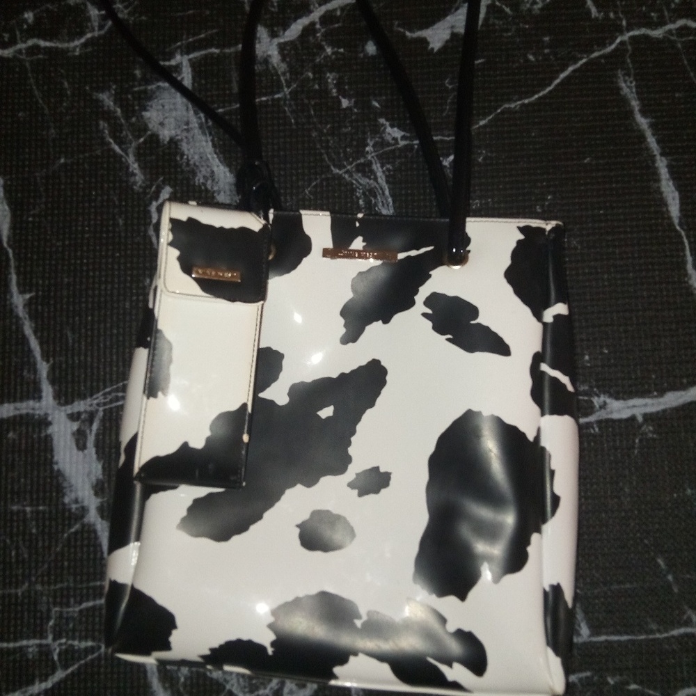 Nine West Cow Print Purse